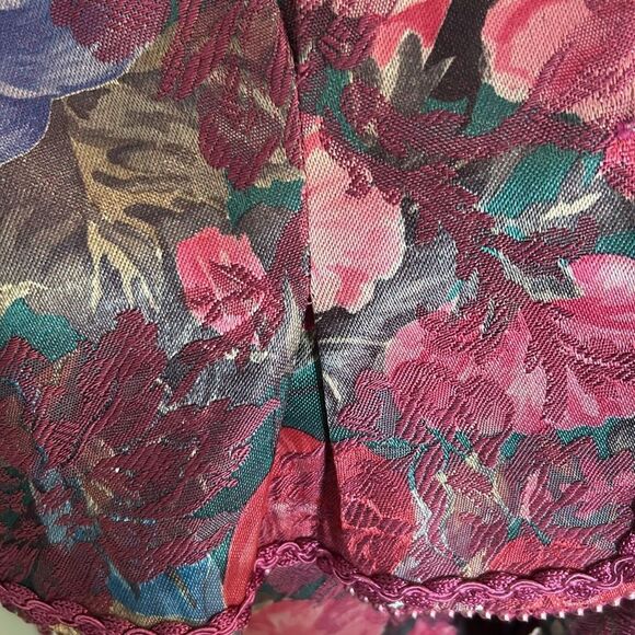 Vintage Nah Nah Floral Blazer and Magenta Dress Suit Set 2-piece Size 8 - Picture 8 of 11